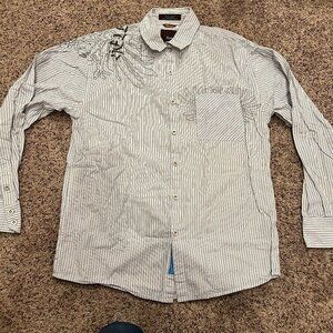 Roar Mens XL Button Down Shirt 100% Cotton